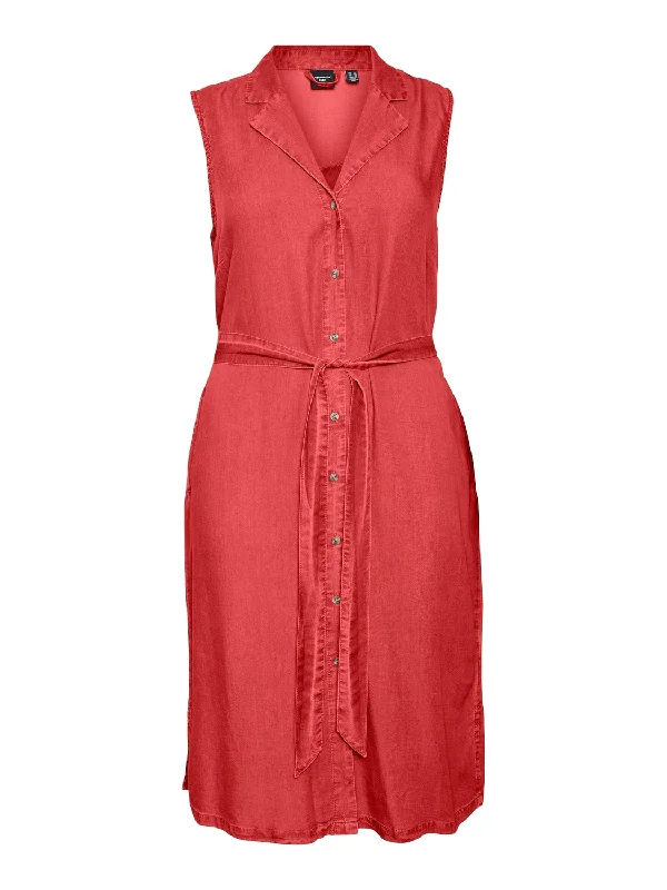 Women's Activewear Garments Vero Moda Curve Bree Orange Dress