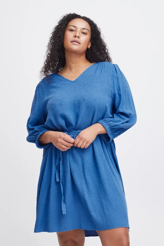 Classic Clothes For Women Simple Wish Oline Dress in Blue