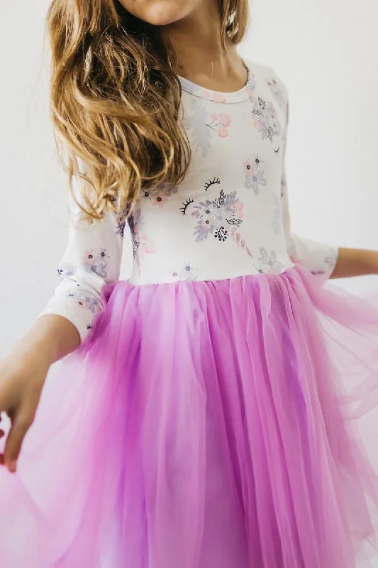 Women Fashion Lilac Unicorn Dream Tutu Dress