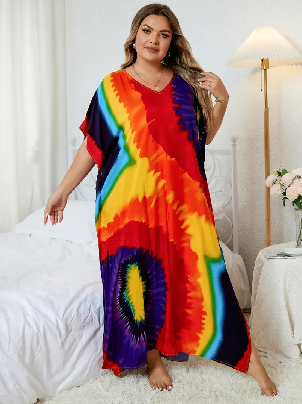 Woman Clothing Women's Beachside Beauty Large Size kaftan dress