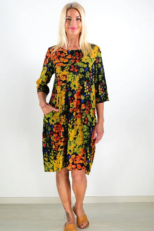 Chic Wardrobe Night Garden Tunic Dress