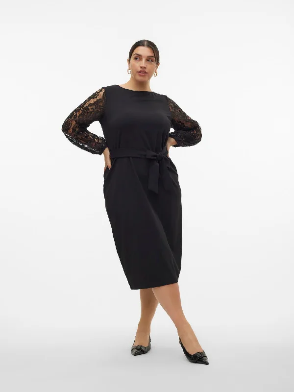 Urban Femme Streetwear Vero Moda Curve Lace Sleeve Dress