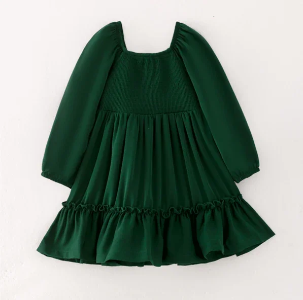 Women's Vacation Outfit Set GREEN CHIFFON DRESS