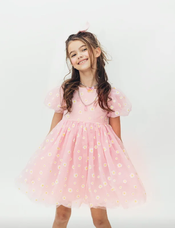 Evening Looks Daisy Puff Tulle Dress