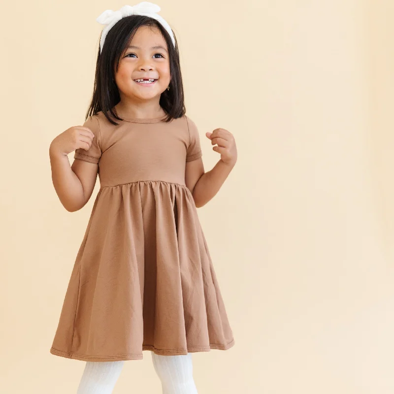 Flash Sale Online Mocha Everyday Dress