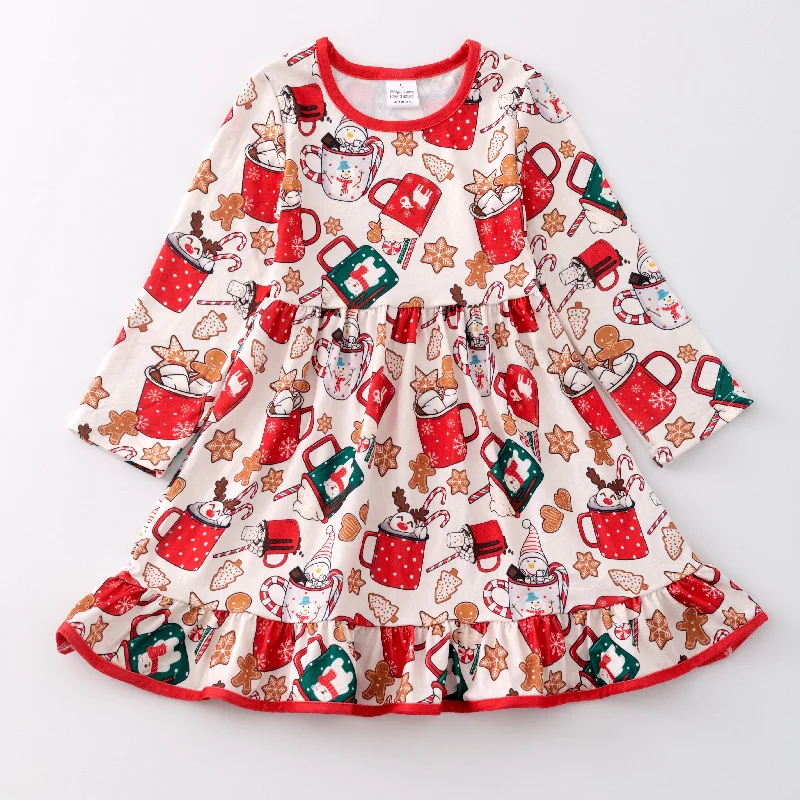 Women's Fashion Clothes HOLIDAY COFFEE DRESS