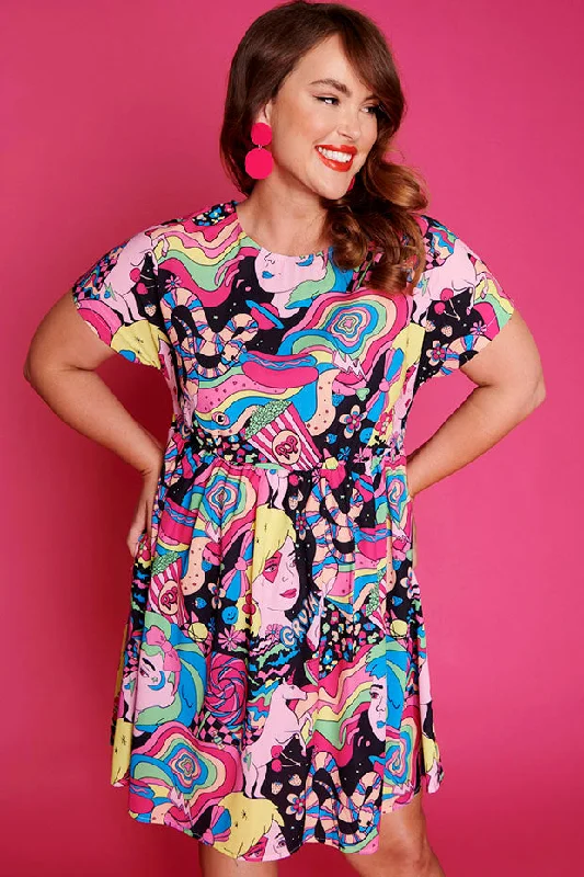 Online Boutiques Clothing Freya Neon It's Showtime Dress