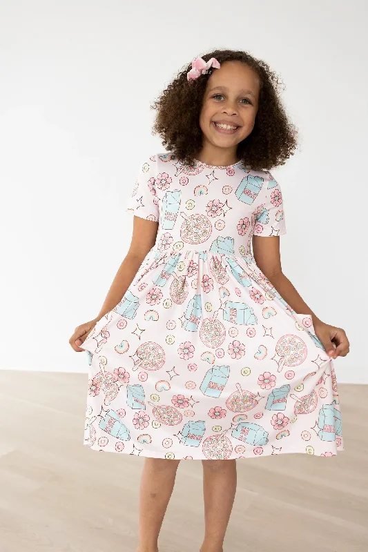 Sales For Clothes [Mila & Rose] Milk & Cereal Twirl Dress