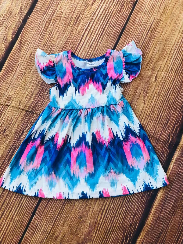 Save Big LILYANA TYE DYE MILK SILK DRESS