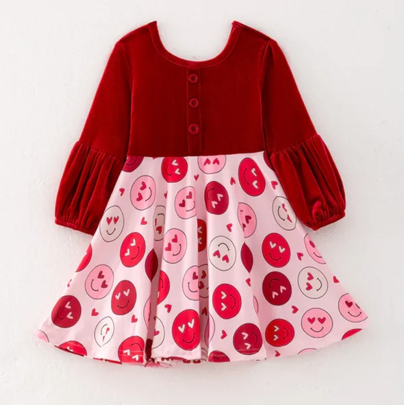 Stylish Savings VALENTINE SMILEY DRESS