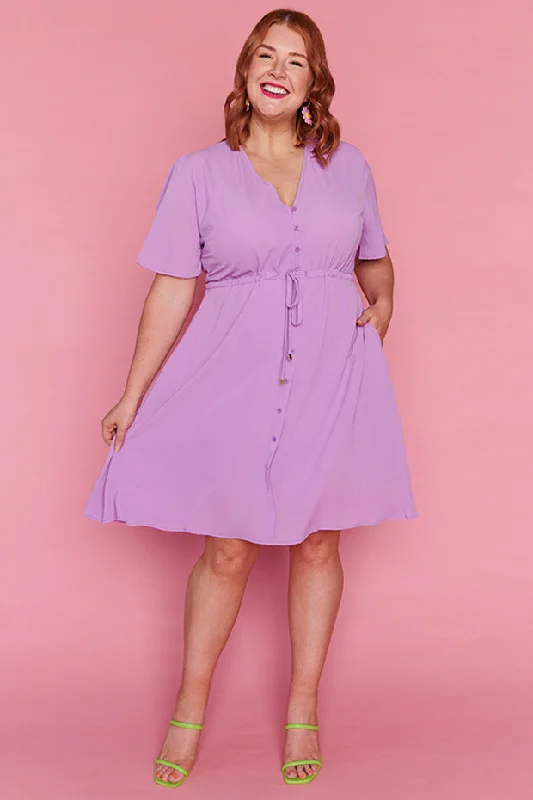 Stylish Savings Siena Mauve Dress