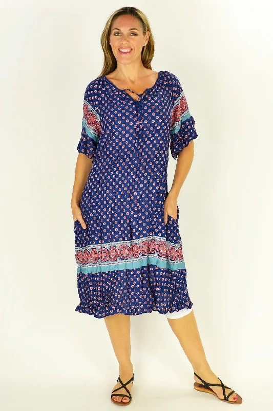 Women's Everyday Garments Flower in the Meadow Tunic Dress