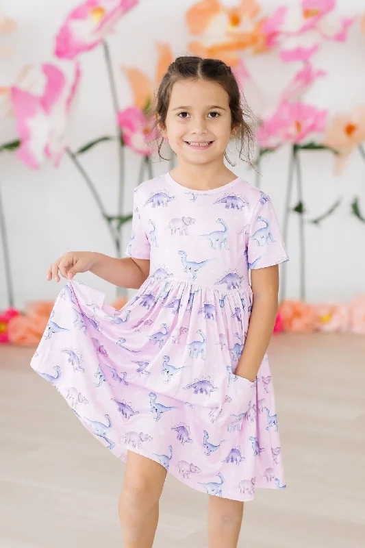 Limited Time Offer Jurassic Joy S/S Pocket Twirl Dress