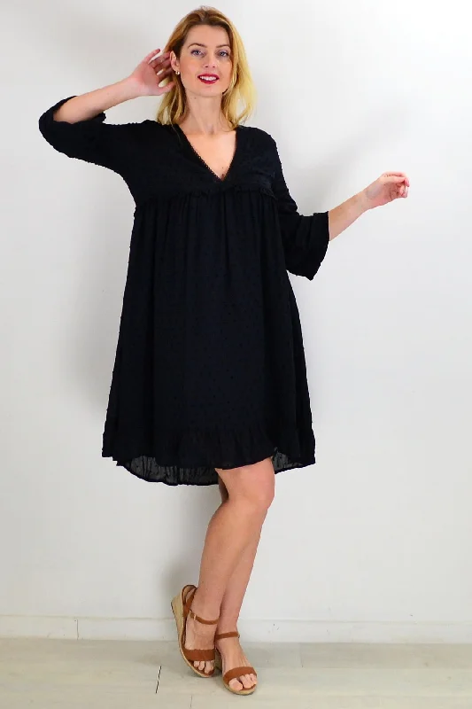 Chic Casual Wardrobe Essentials Black Bohemian Dress