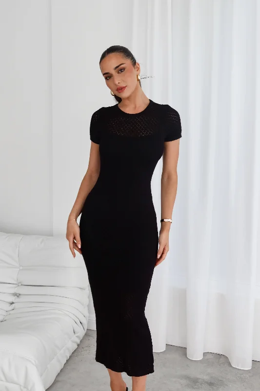 Women's Relaxed Clothes CLO CLO DRESS - BLACK