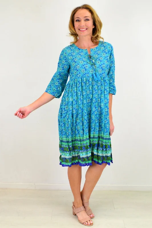 New Arrival Discounts Lucky Weekender Tie Neck Tunic Dress