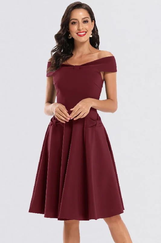 Casual Chic Off the Shoulder Short Princess Prom Dresses