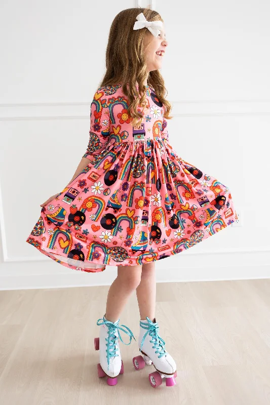 Women Wear Brands Put Your Records On Twirl Dress