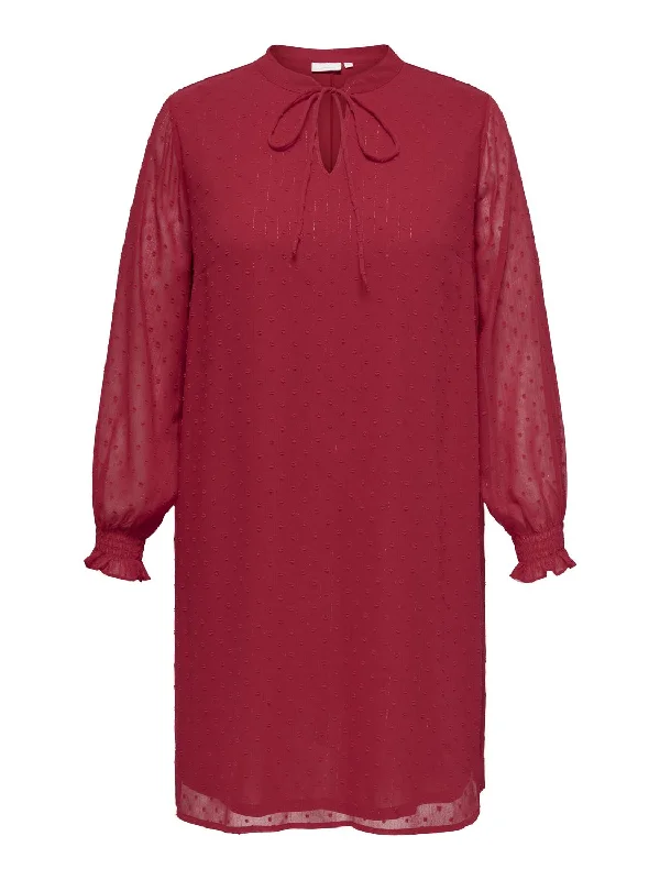 Women's Clothing For Outdoor Activities Only Carmakoma Hilda Dress in Red