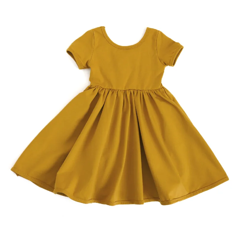 Affordable Fashion for Women Mustard Everyday Dress