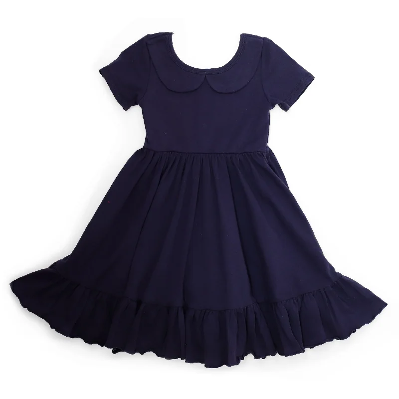 Women's Clothing For Special Occasions Navy Charm Dress