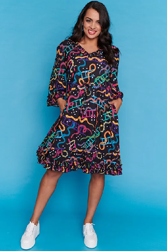 Women's Outerwear Clothing Winnie Snakes & Ladders Dress