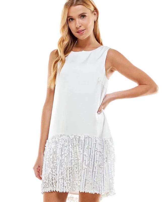 Flash Sale Online Sequin trim dress