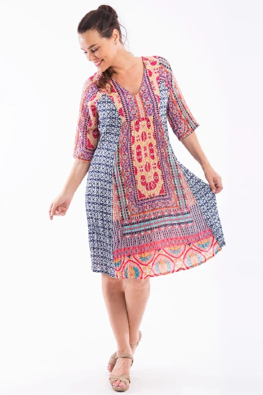 Women's Casual Wear Clothing Olympia Print Tunic Dress