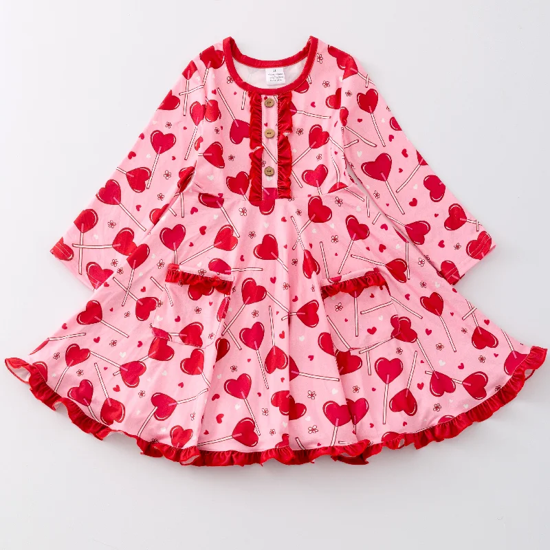 Women's Garments VALENTINE POP DRESS WITH POCKETS