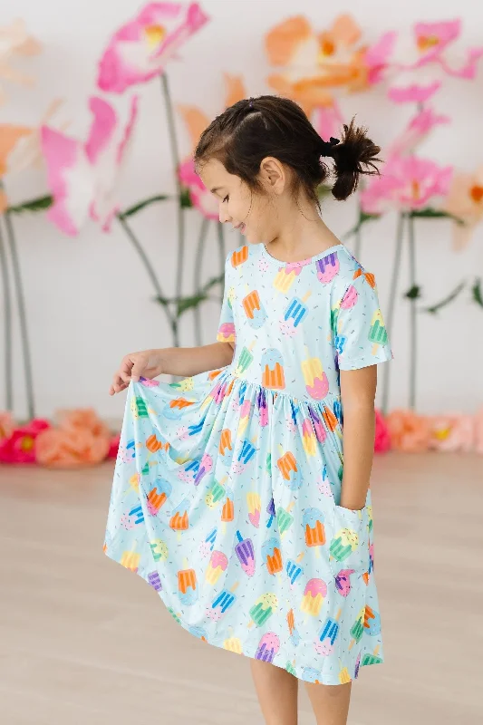 Casual Fashion Sweet Treat S/S Pocket Twirl Dress