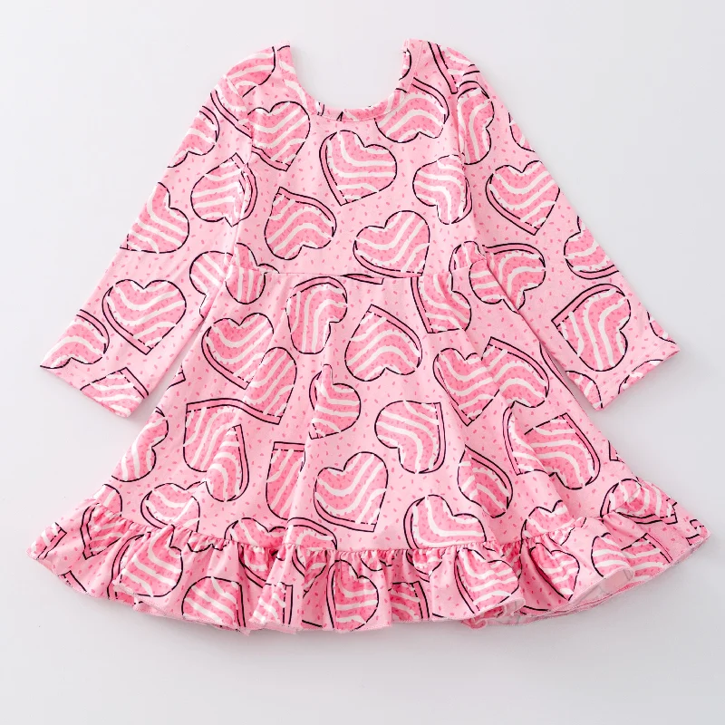 Colorful Clothing VALENTINE HEART CAKES DRESS