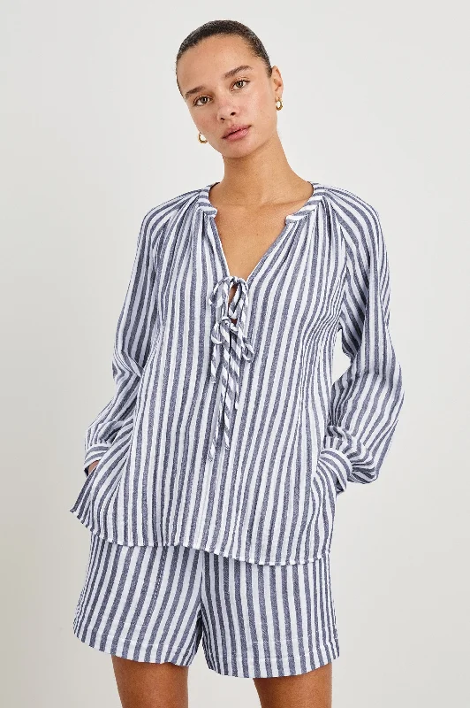 BRIELLE TOP - ADMIRAL STRIPE