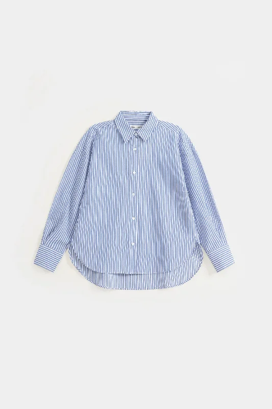 Striped Poplin Shirt