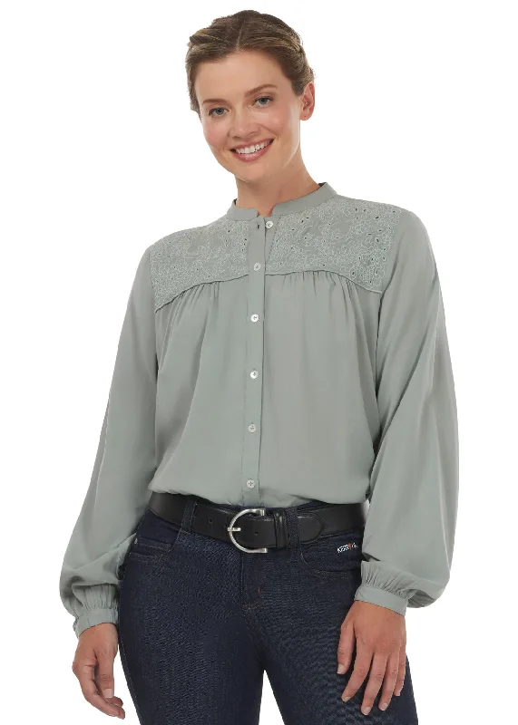 Hollyhocks & Horseshoes Blouse