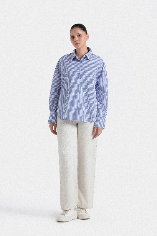 Basic Poplin Striped Shirt