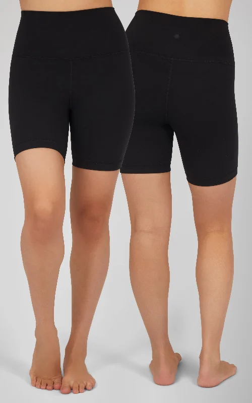 2 Pack Lux Crosstown High Twist Front Waist 7" Bike Short and Lux Everyday 7" Bike Short