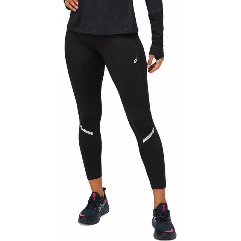 Asics Lite-Show Womens Long Running Tights - Black