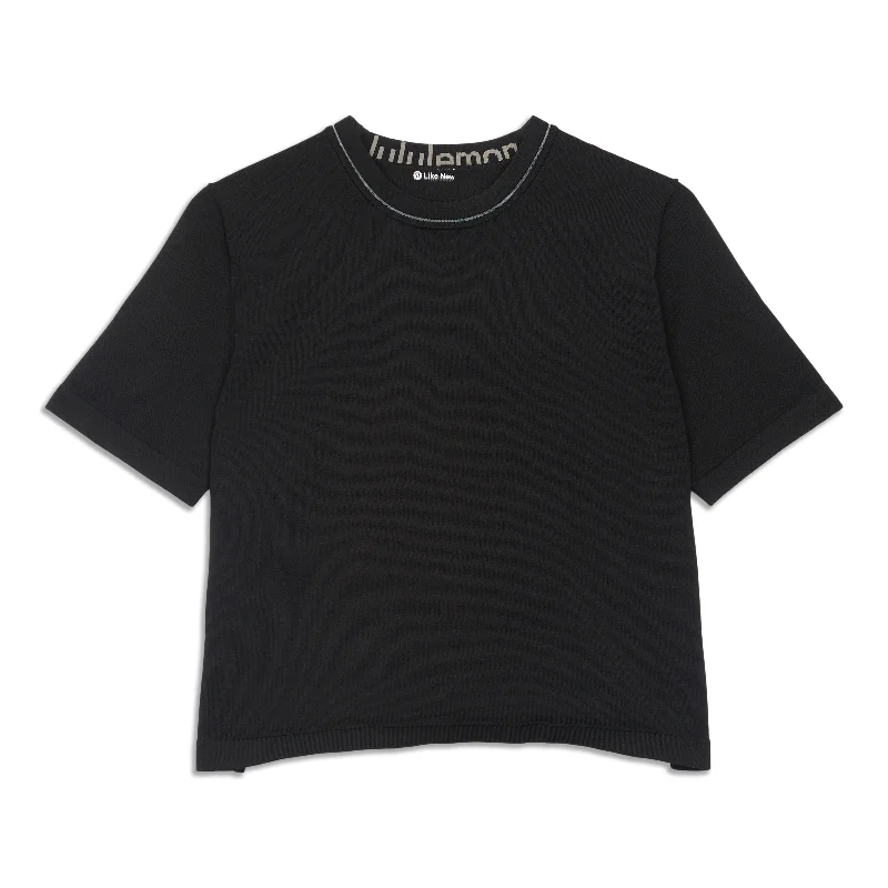 Boxy Knit T-Shirt - Resale