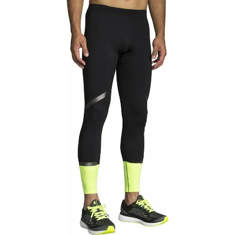 Brooks Carbonite Mens Long Running Tights - Black