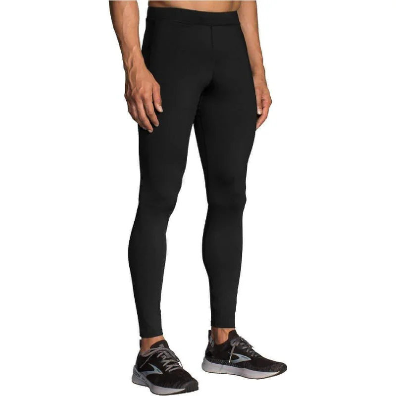 Brooks Source Mens Long Running Tights - Black