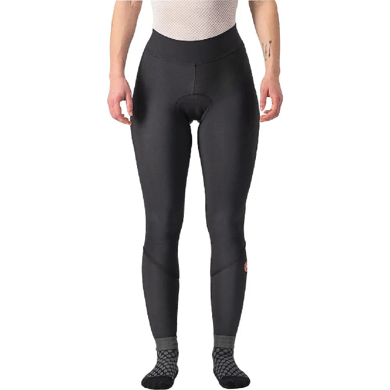 Castelli Velocissima Thermal Womens Long Cycling Tights - Black