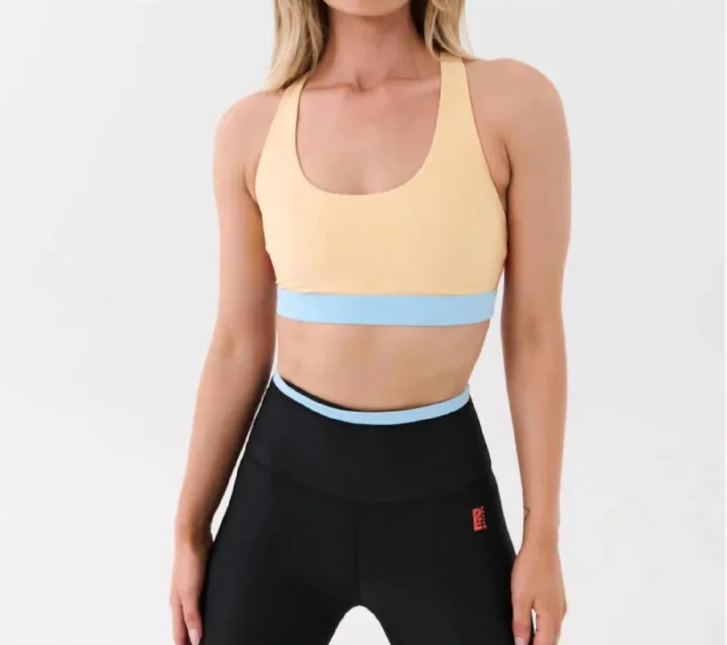 Modern Women's Apparel Denizen Sports Bra In Apricot Sherbet