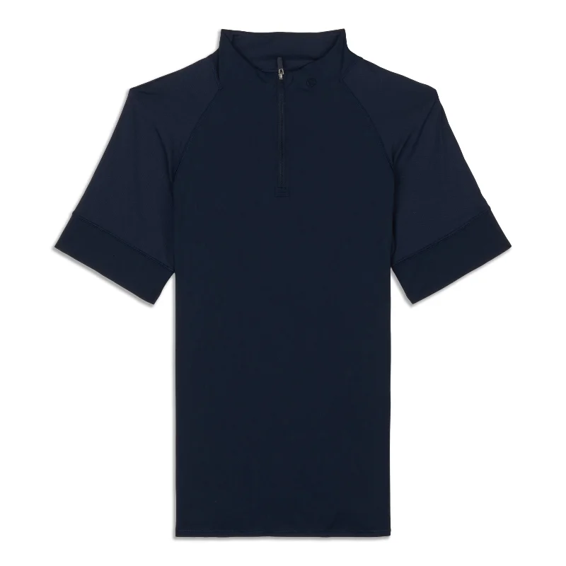 Half-Zip Golf Short-Sleeve Shirt - Resale