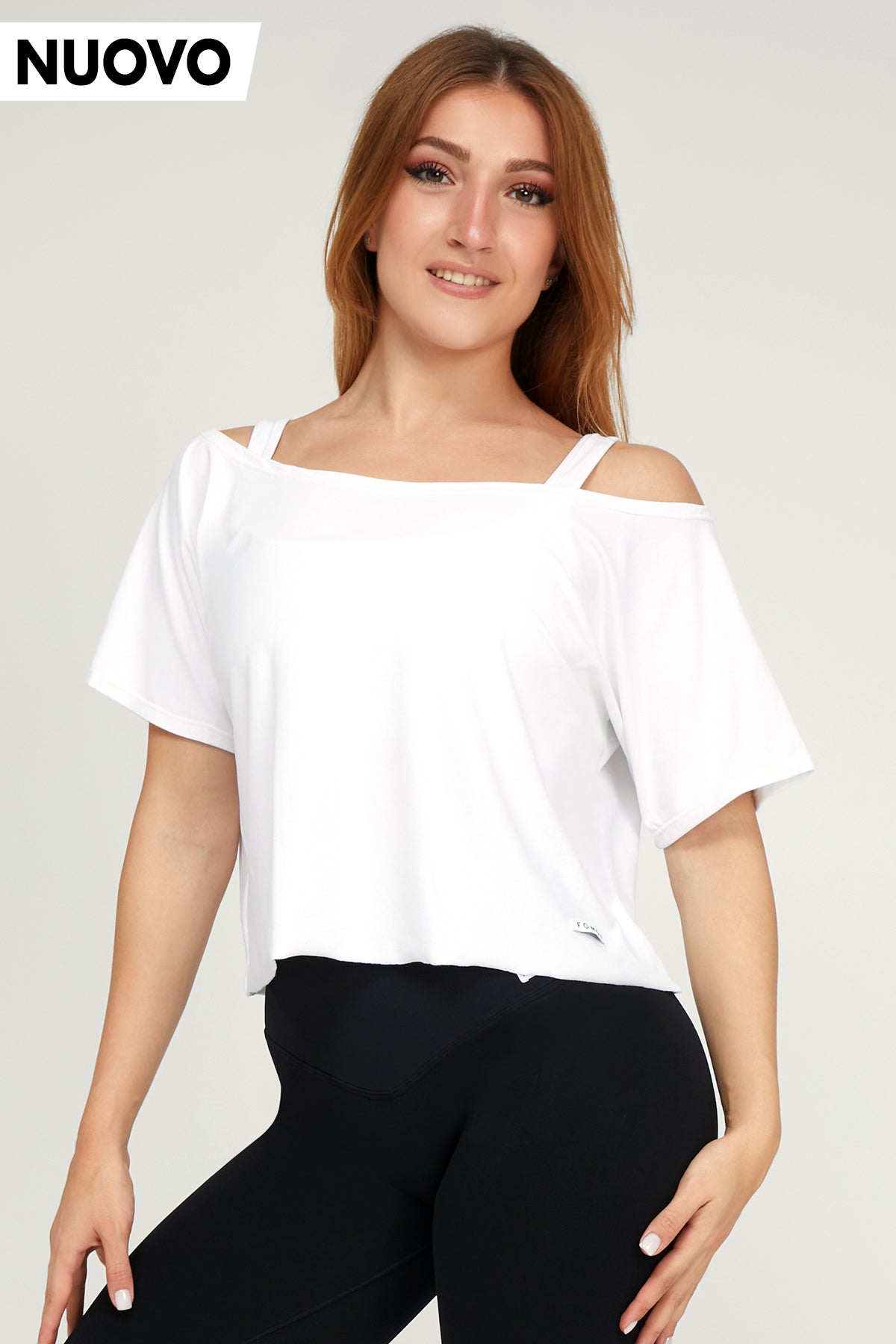 Maglia Dance Crop Bianco