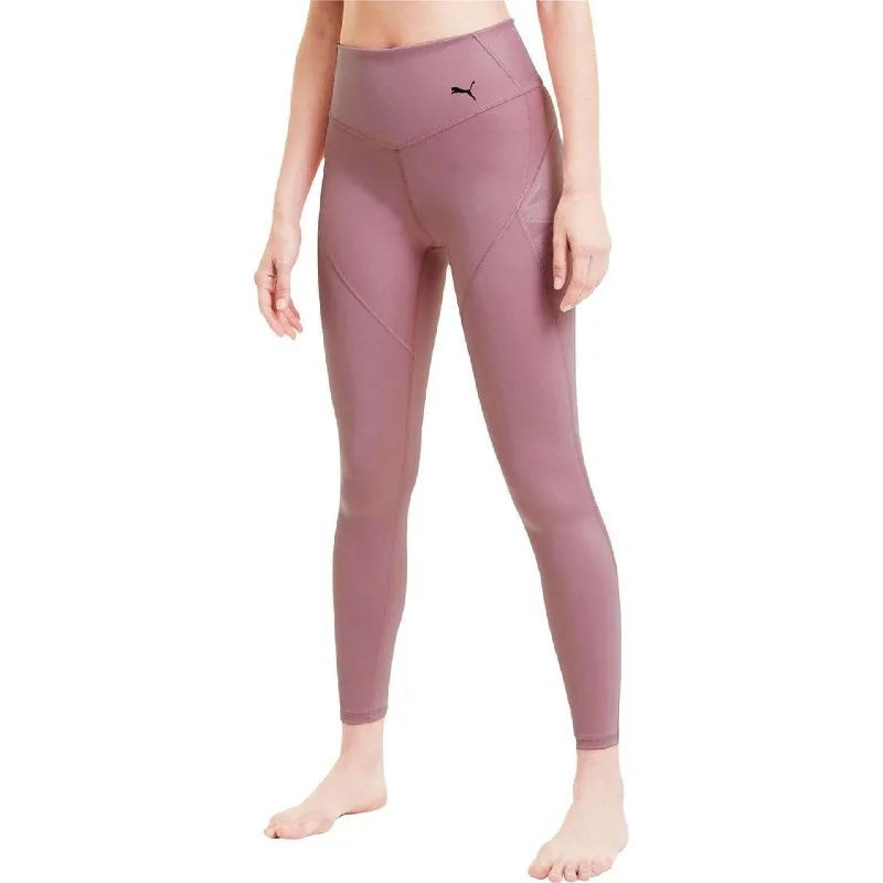 Puma Studio Porcelain Womens Long Running Tights - Pink