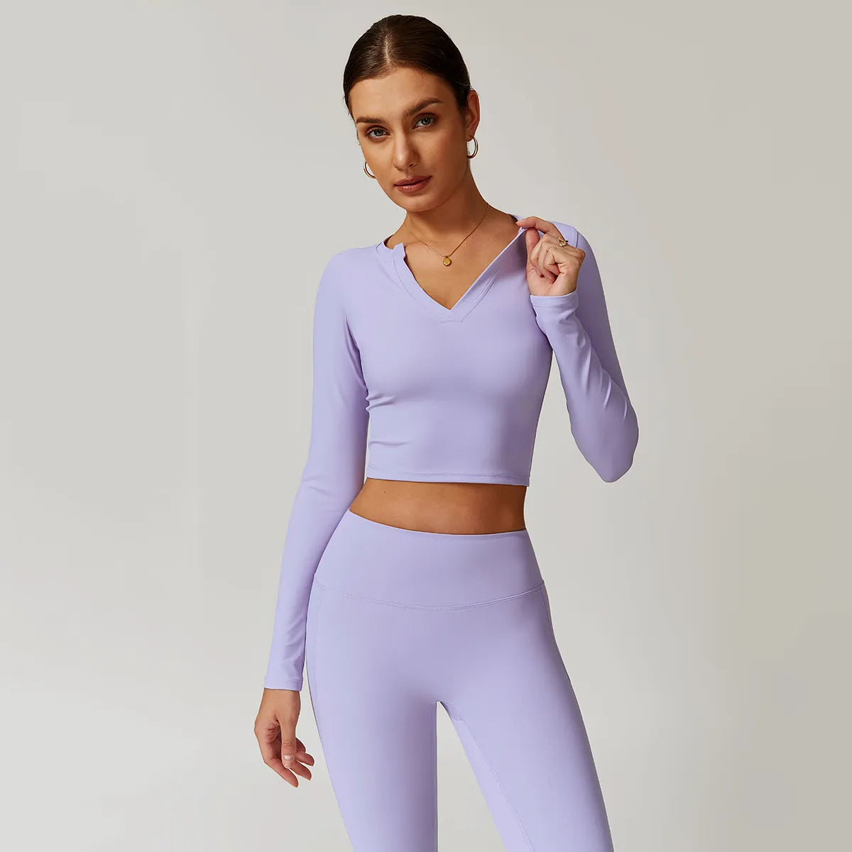 SPARK V Neck Long Sleeve Yoga Top CX8900