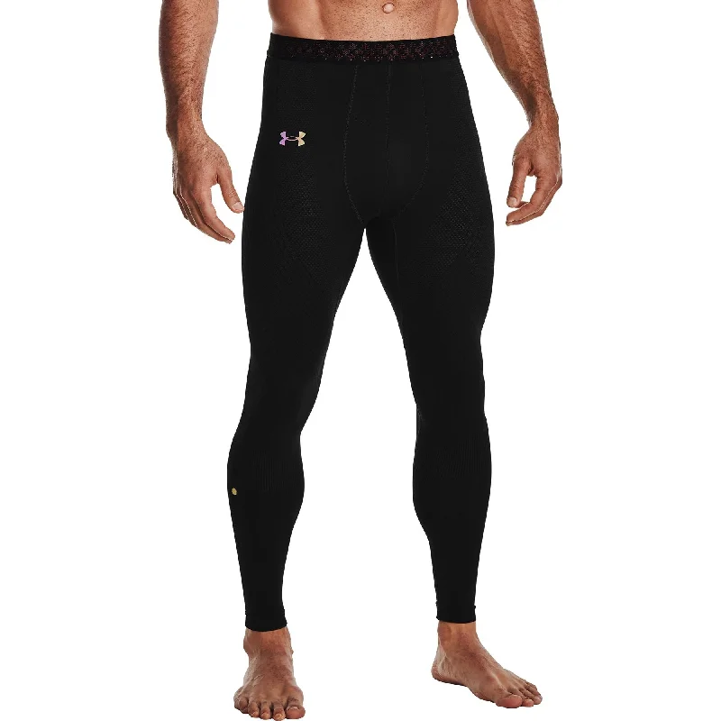 Under Armour Rush Seamless Mens Long Training Tights - Black