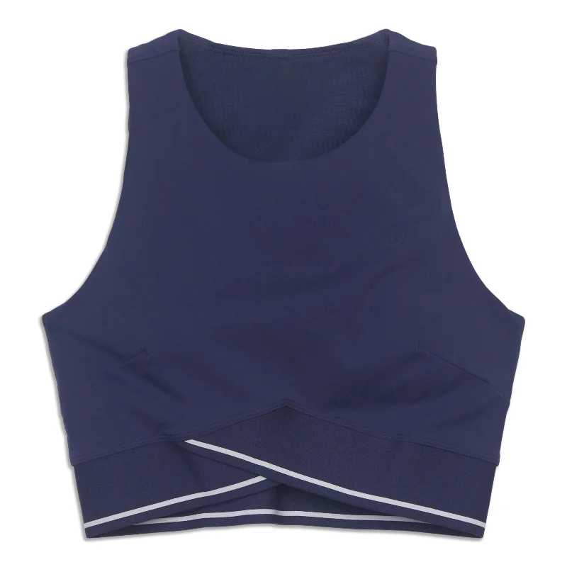 V-Waist Cropped Tennis Tank Top - Resale