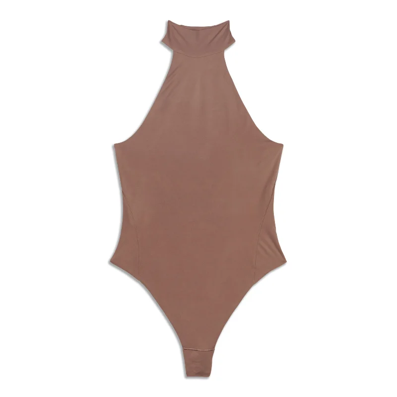 Wundermost Ultra-Soft Mockneck Sleeveless Bodysuit - Resale