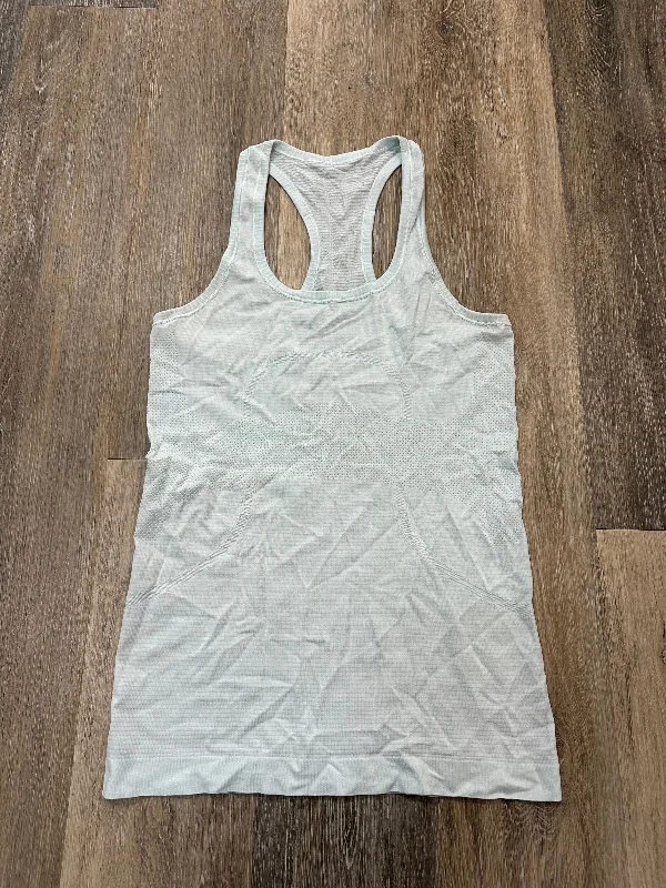 Athletic Tank Top By Lululemon In Blue, Size: 6